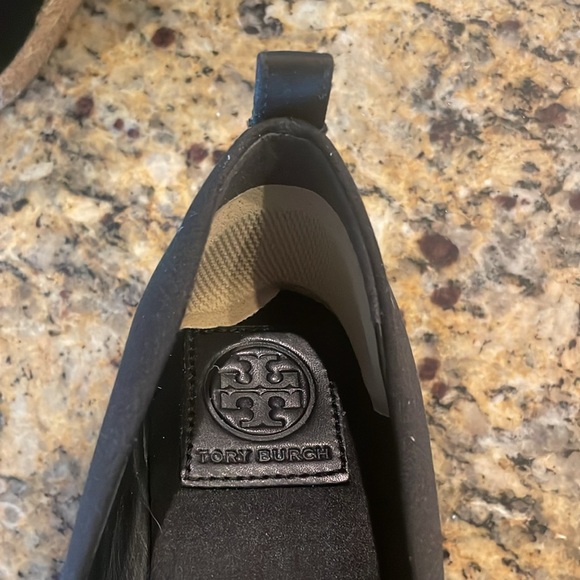 Tory Burch Black Heather Wedges - Picture 3 of 5